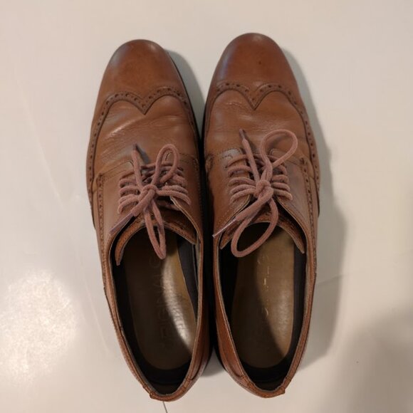 Cole Haan Men's Original Grand Shortwing Oxford Woodbury Java Brown Size 13 - Picture 7 of 11